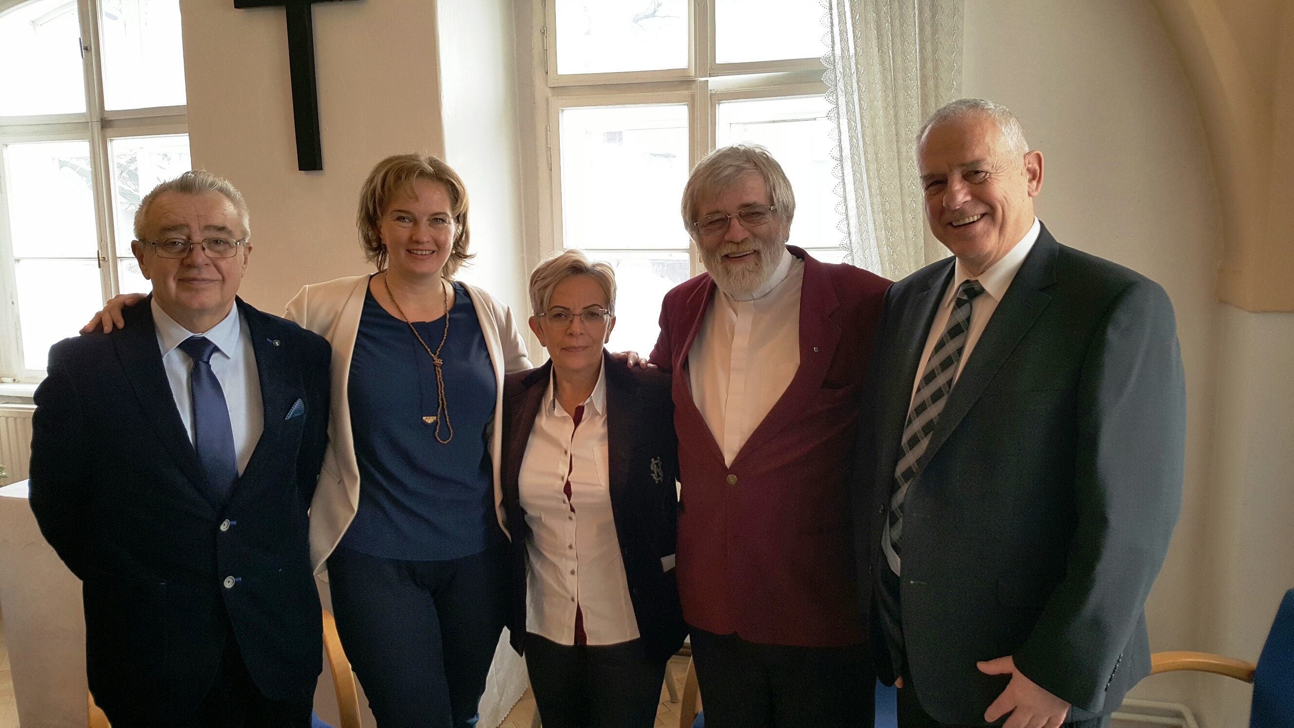 Thomas Hartig, Hermine Pal, Kathi Borsos, Hans Dieter Krauss, Dr. Hans Georg Franchy