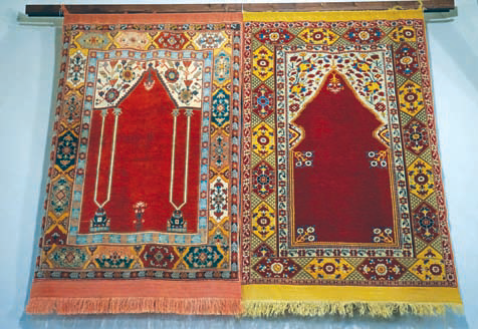 Repliken der wertvollen osmanischen Teppiche